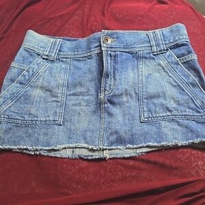 Mini skirt lowest rise